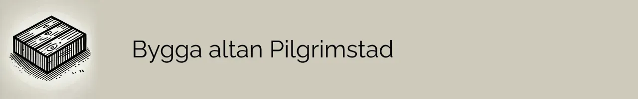 Bygga altan Pilgrimstad